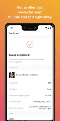 Otsukai - Easy Proxy Buying fr android App screenshot 0